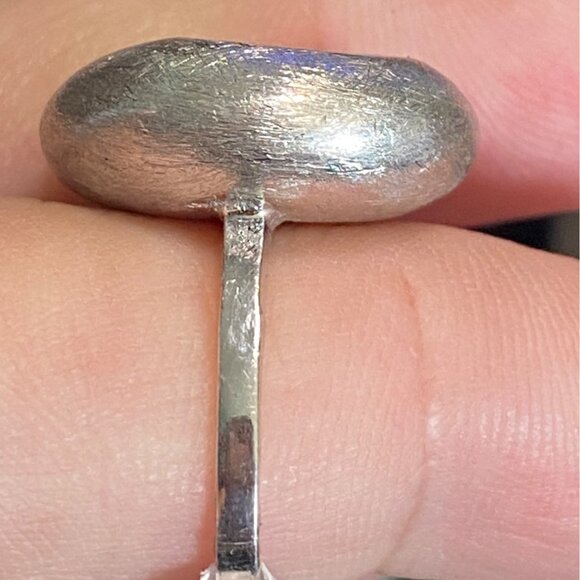 Ring Size 8 Sterling Silver 925 Women Modern Design - Picture 6 of 6